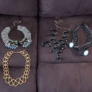 Anthropologie J Crew Banana Republic Necklace Set